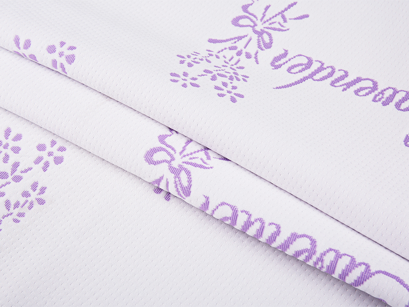 Lavendel madrass stoff